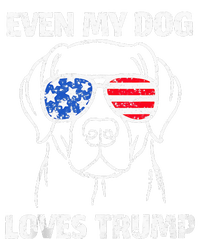 Labrador Dog Flag Sunglasses Even My Dog Loves Trump 2024 Dry Zone Grid Polo