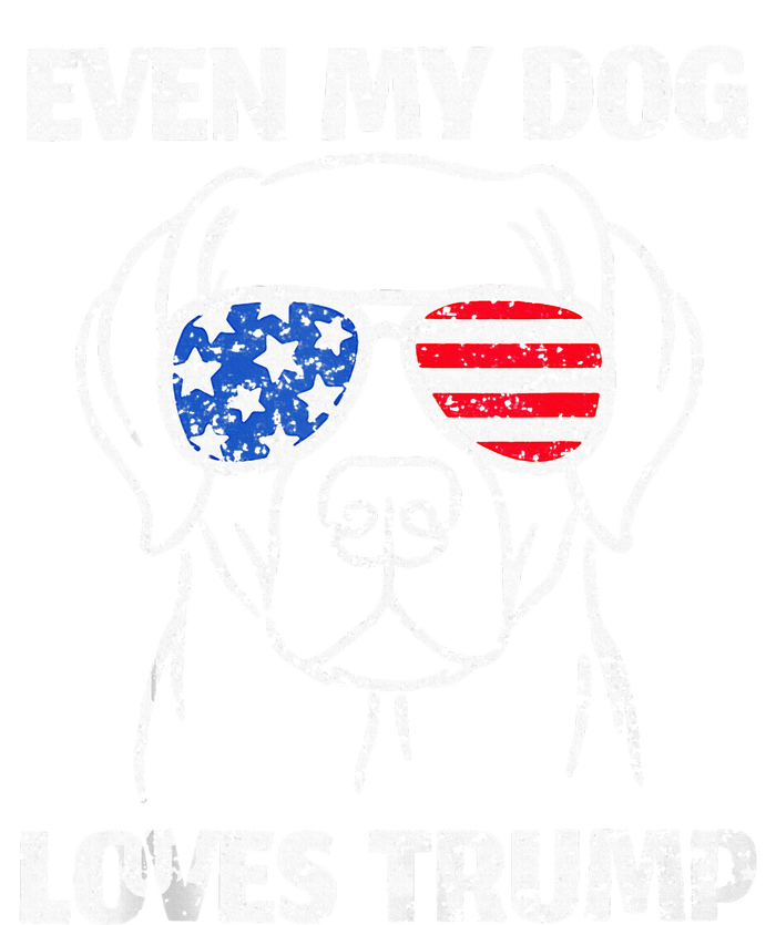 Labrador Dog Flag Sunglasses Even My Dog Loves Trump 2024 Dry Zone Grid Polo