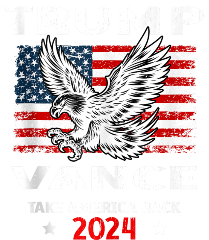 Trump Vance 2024 Eagle Usa Flag Print Adult ChromaSoft Performance T-Shirt