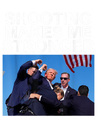 Shooting Makes Me Stronger Trump 2024 Dry Zone Grid Polo