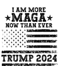 I Am More Maga Now Than Ever Trump 2024 You Missed Trump Women's Racerback Cropped Tank