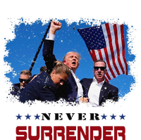 Trump Fight 2024 Never Surrender President Support Tall T-Shirt