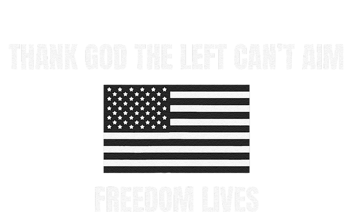 Thank God The Left CanT Aim Freedom Lives Valucap Bio-Washed Visor