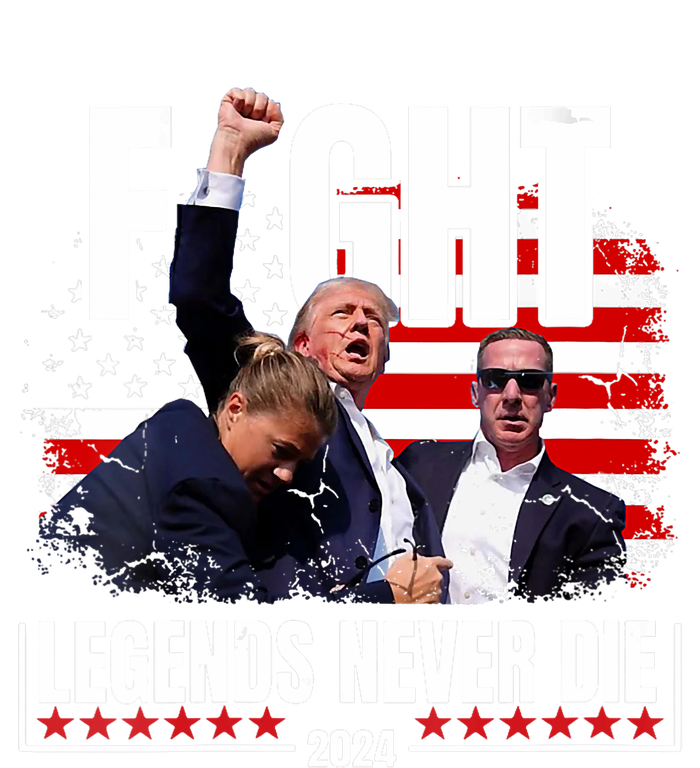 Fight Legends Never Die 2024 Trump Shooting Kids T-Shirt