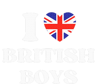 Funny I Love British I Red Heart British Britain Long Sleeve Pajama Set