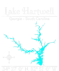 Lake Hartwell Georgia South Carolina Drawstring Bag