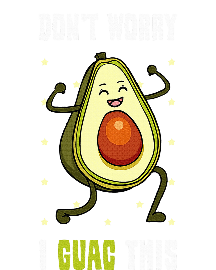 Guacamole Happy Avocado Guac Vegetarian Mexican Food T-Shirt