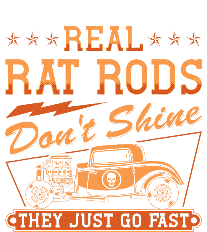 Hot Rod Rusty Car Dont Shine Vintage Rat Rod Tie Dye Hoodie