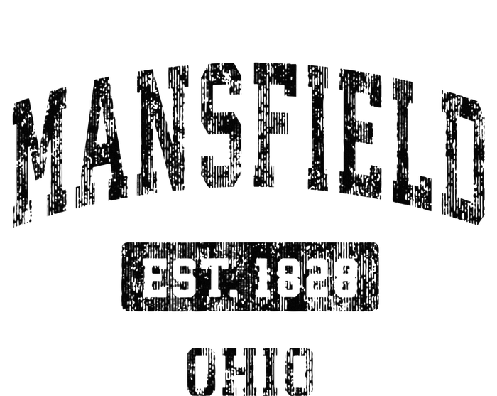 Mansfield Ohio Oh Vintage Sports Design T-Shirt