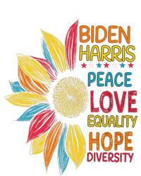 Biden Harris Peace Love Equality Hope Diversity Sustainable Knit Beanie