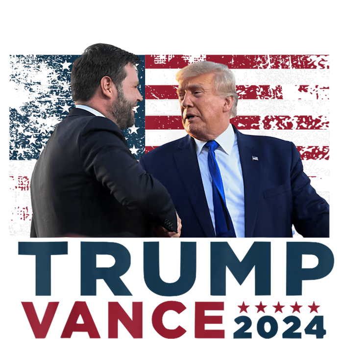 Trump Vance 2024 Presidential Ticket Grunge Flag Trump 2024 Coffee Mug