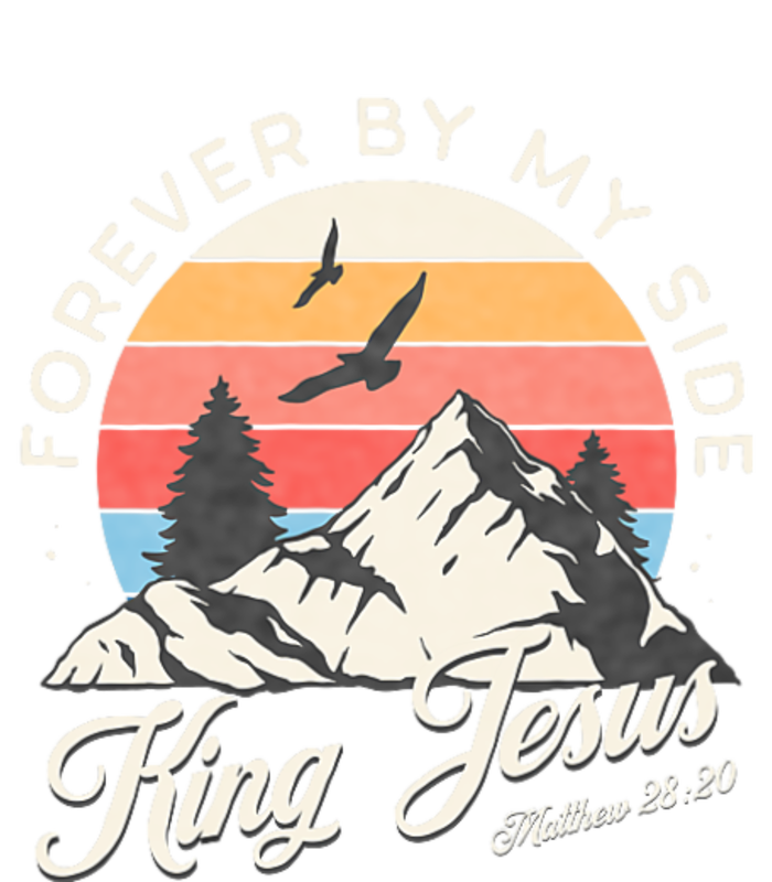 King Jesus Forever By My Side Women's Perfect Tri Tunic Long Sleeve Shirt