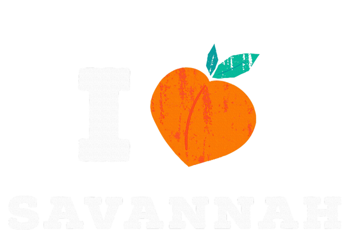 I Love Savannah Georgia Minimal Savannah Ga Peach Hooded Wearable Blanket