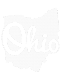 I Love My Ohio Home Script Ohio Buckeye State Short Acrylic Beanie