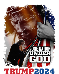 One Nation Under God President Trump 2024 America Christian Button