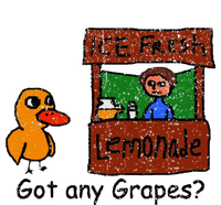 Ice Fresh Lemonade Duck Funny Got Any Grapes Love Gift T-Shirt