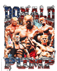 Donald Pump 1 Vs 1 Biden American Flag Swole Trump 2024 Magnet