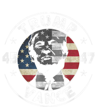 Retro 45 47 Trump Vance 2024 Vote Trump American Flag T-Shirt