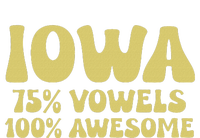 Iowa 75 Vowels 100 Awesome Iowans Women Funny State Yupoong Adult 5-Panel Trucker Hat