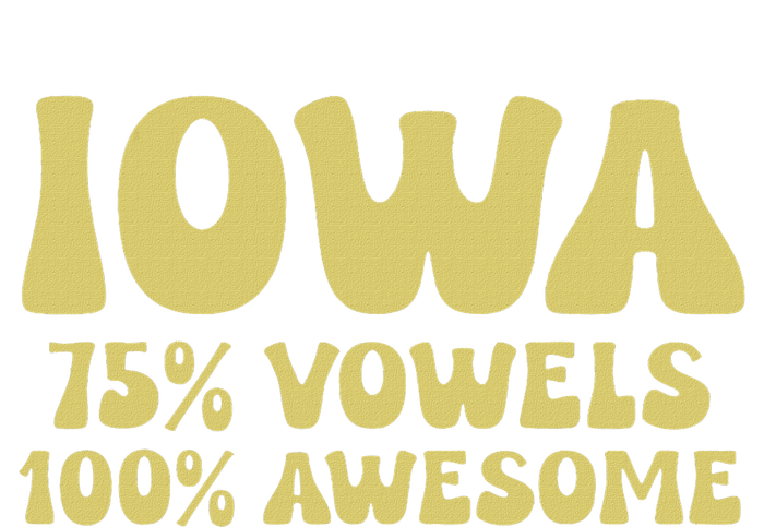 Iowa 75 Vowels 100 Awesome Iowans Women Funny State Yupoong Adult 5-Panel Trucker Hat