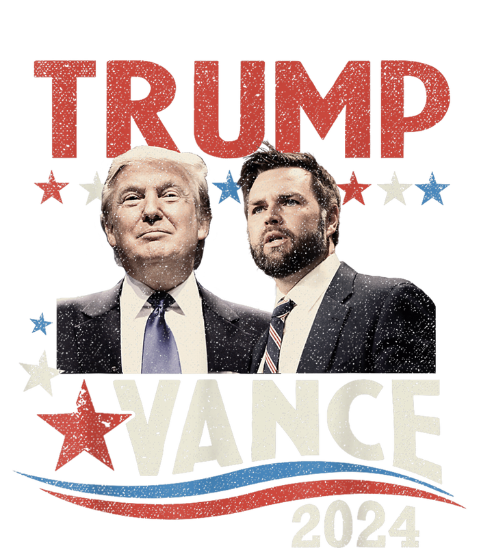 Trump Vance 2024 Retro Stripe Trump Jd Vance T-Shirt