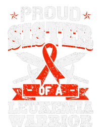 Proud Sister Of A Leukemia Warrior Sis Awareness Ribbon Kids Long Sleeve Shirt