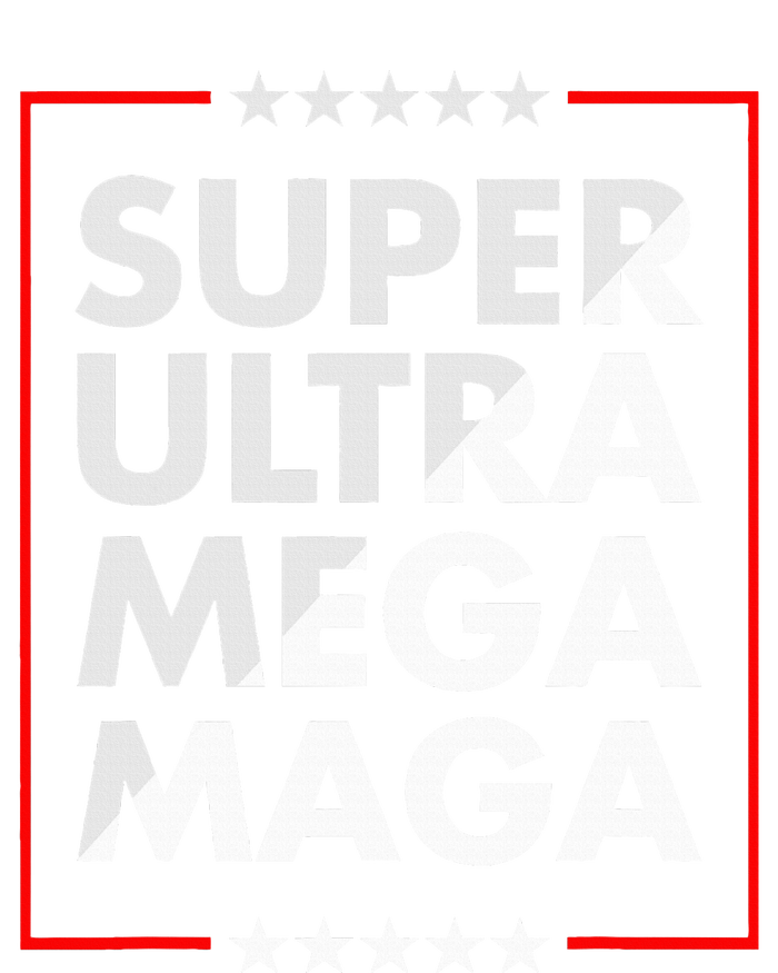 Super Ultra Mega Maga Trump Liberal Supporter Republican Women's V-Neck T-Shirt