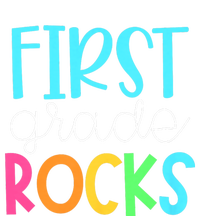 1st Teacher Team First Grade Rocks First Day Of Back To School Tall Long Sleeve T-Shirt