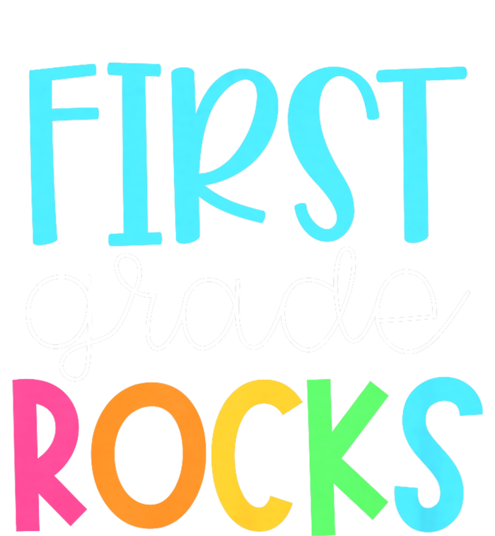 1st Teacher Team First Grade Rocks First Day Of Back To School Tall Long Sleeve T-Shirt