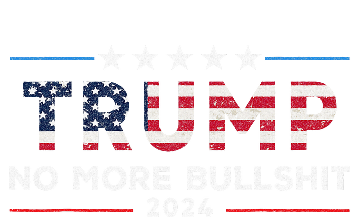 Trump 2024 No More Bullshit Political V-Neck T-Shirt