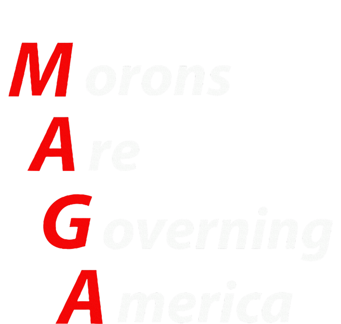 Morons Are Governing America Anti Trump Political Kids Long Sleeve Shirt