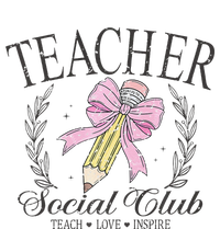 Teacher Social Club Teacher Coquette Bow Premium Women’s Perfect Tri Rocker Tank