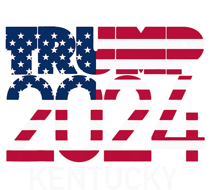 Trump 2024 Kentucky Yupoong Adult 5-Panel Trucker Hat