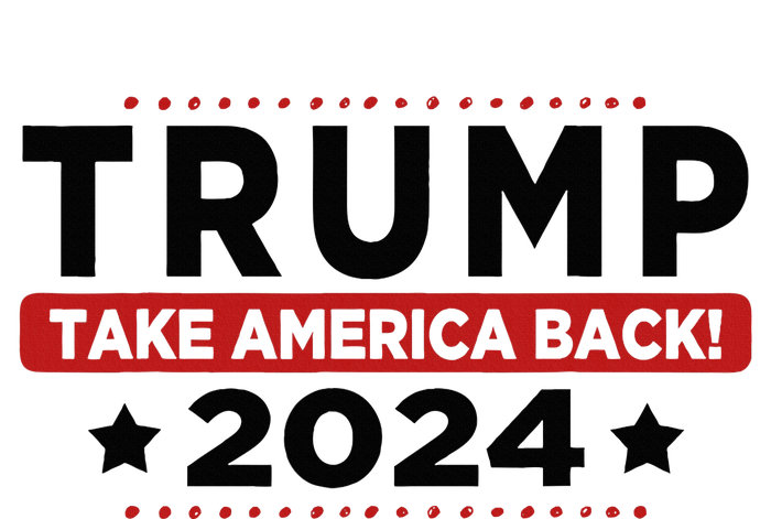 Trump 2024 Take America Back American Flag Trump 2024 Mousepad