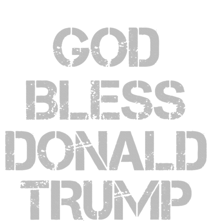 God Bless Donald Trump Ladies Long Sleeve Shirt