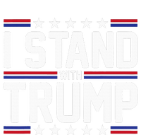 I Stand With Trump American Flag Usa Trump Supporter T-Shirt