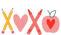 Women Xoxo Teacher ValentineS Day Pencil And Apple Kids Hoodie