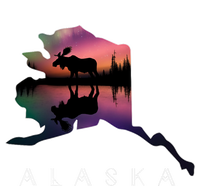 Alaskan Moose A.U.R.O.R.A Borealis Alaska State & Landscape T-Shirt