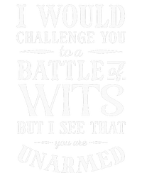 Battle Of Wits A Sarcastic William Shakespeare Quote Kids Long Sleeve Shirt