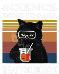 Black Cat Scientist Science DoesnT Care What You Believe Poster