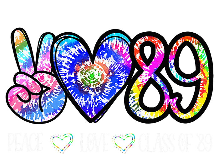 Class Of 1989 Tie Dye Senior Graduation Class Reunion Cooling Performance Long Sleeve Crew