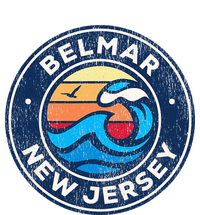 Belmar New Jersey Nj Vintage Nautical Waves Design Mousepad