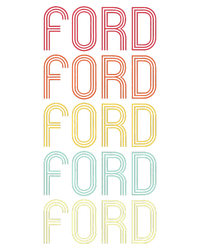 F.O.R.D Retro Wordmark Pattern Vintage Personalized 70s T-Shirt