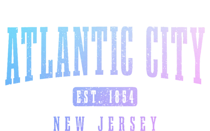 Atlantic City New Jersey Est. 1854 Pride Vintage Dry Zone Grid Polo