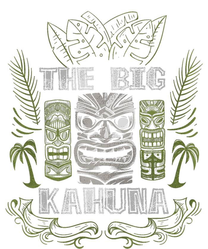 Big Kahuna Funny Hawaiian Luau Outfit Funny Luau Softstyle Adult Sport Polo