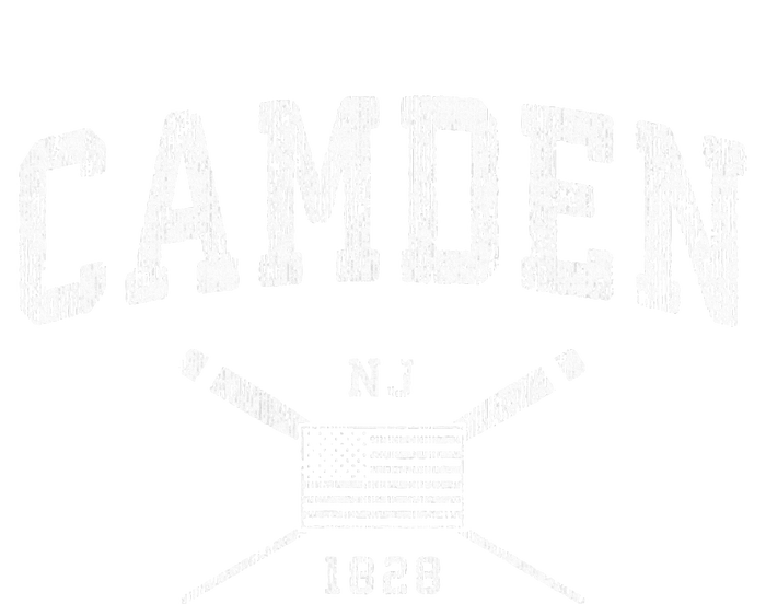 Camden Nj Nautical Vintage Us Flag Women's Racerback Tank