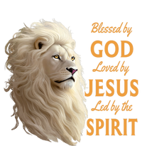 Blessed By God Loved By Jesus Christian Lion T-Shirt