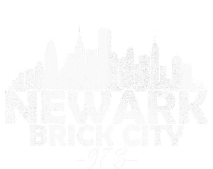 Newark New Jersey Nj Brick City Skyline Full-Length Apron With Pockets