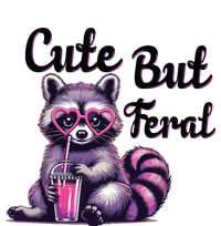 Cute But Feral Raccoon Funny Meme Grommeted Golf Towel