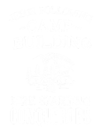 Jesus Following Camp Building Fire Starting Conquerors Based On Joshua 1:9 T-Shirt